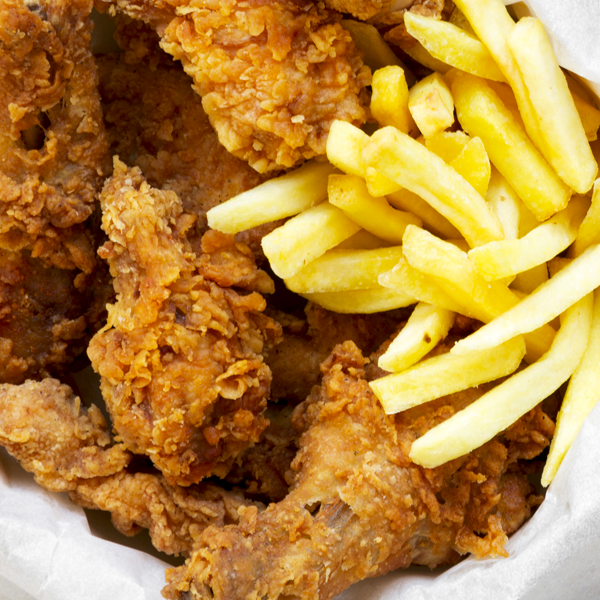 Chicken Wings with French Fries Acapulco Spirit Restaurant